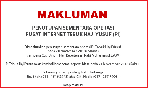 NOTIS PENUTUPAN PI