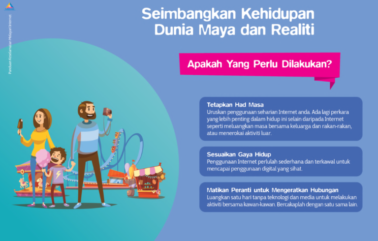 seimbangkan kehidupan maya dan realiti
