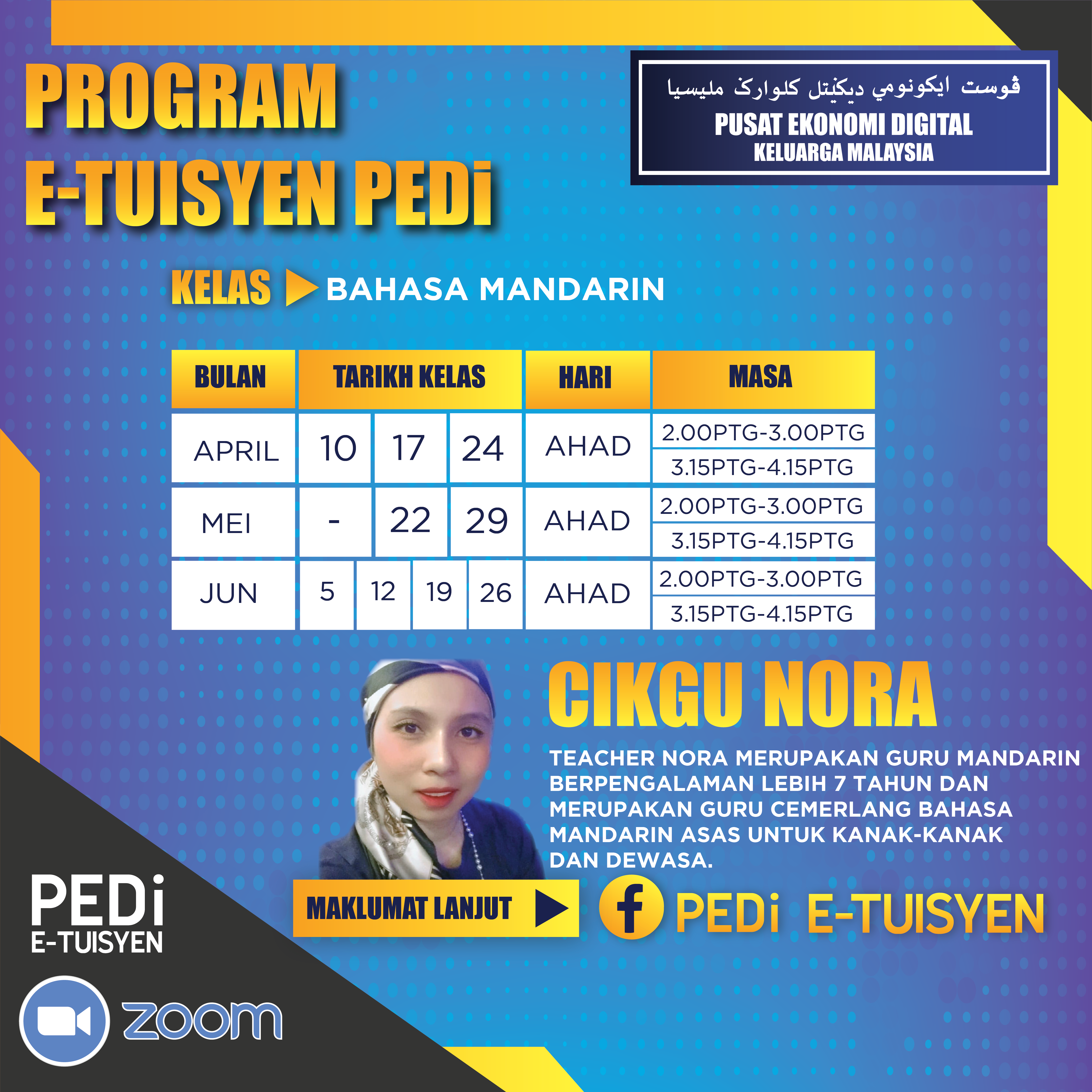 TEACHER NORA mandarin